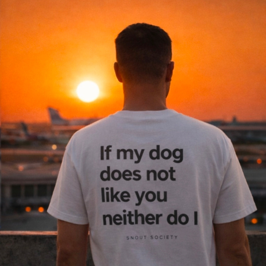 If My Dog Does Not Like You Neither do I - Unisex, oversized Tee